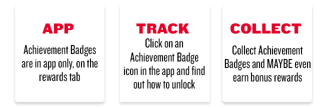 Achievement Badges are in the app 📲 - Jimmy John's